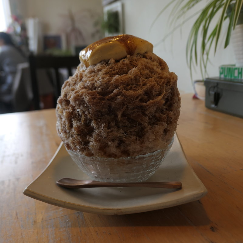 炙りブリュレかき氷　珈琲(cocoo　cafｅ （コクウカフェ）)