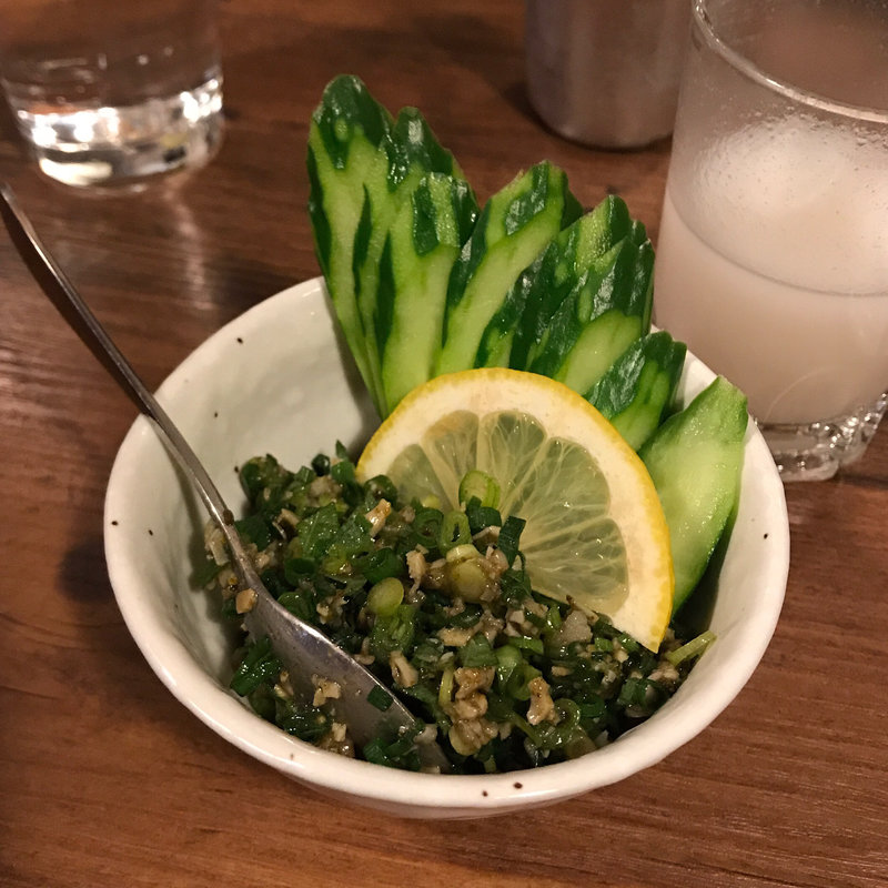 牡蠣の塩辛(脱藩酒亭 新橋浪人店)