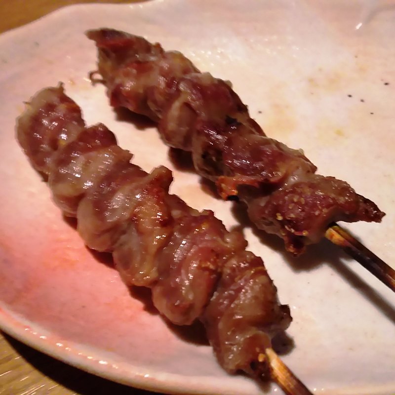 砂肝の串打ち焼き(とり鉄 京急川崎駅前店)