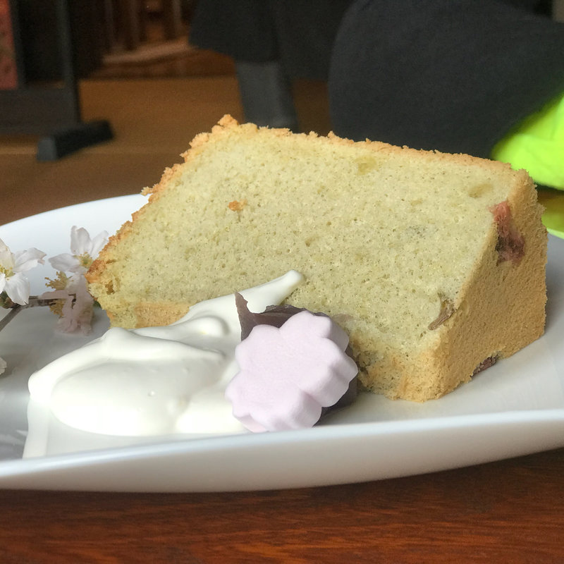 桜シフォンケーキ(宮崎邸)