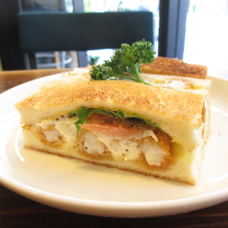 海老フライサンド(ワーズカフェ)