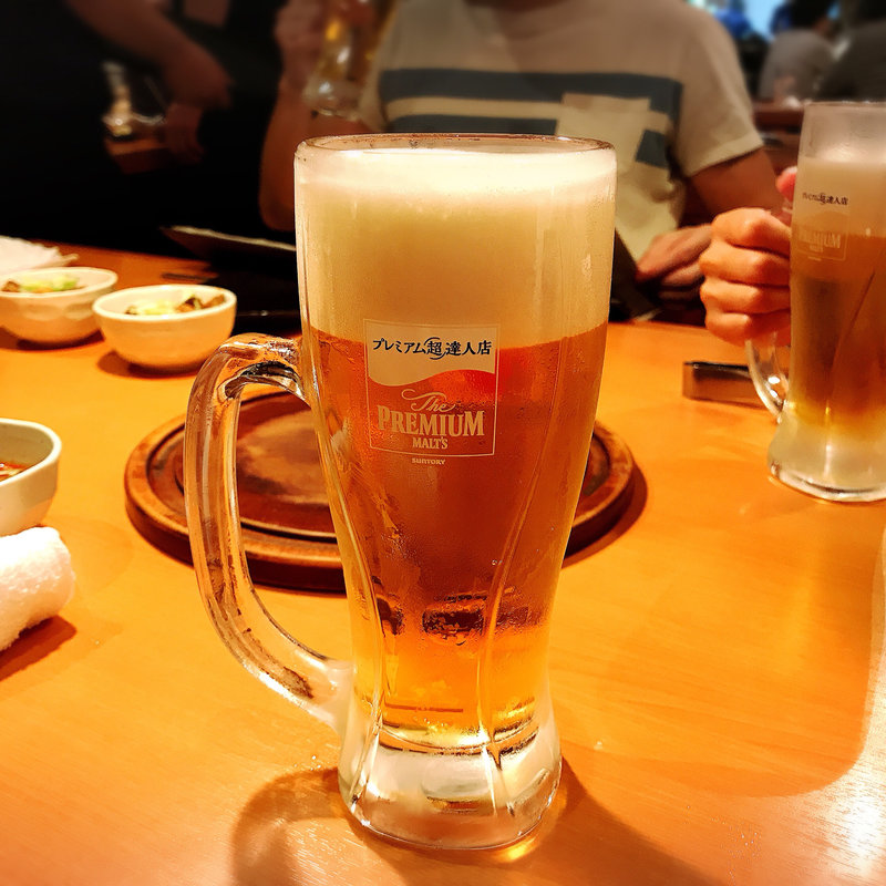 ビール(焼肉 しみず)