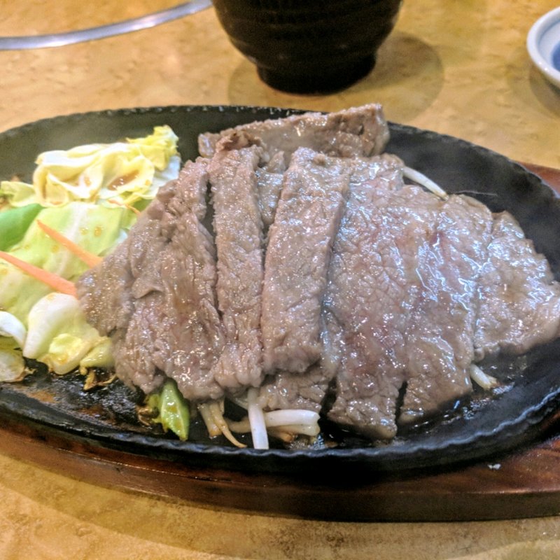 Wステーキセット(ぱっぷHOUSE 渋谷本店)