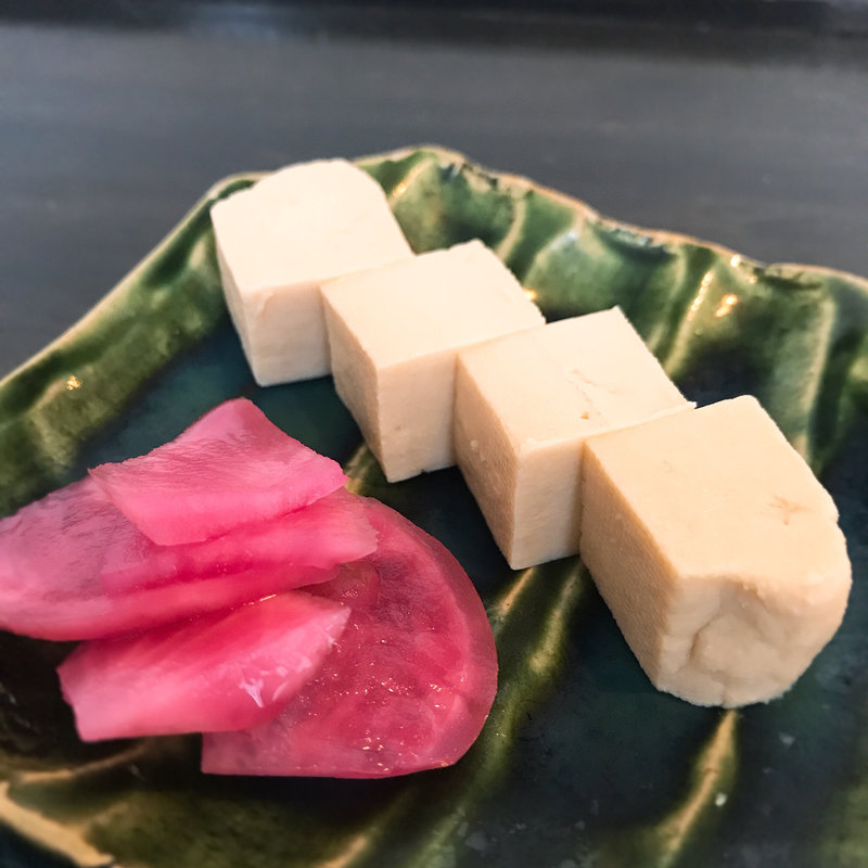 豆富の味噌漬け(お蕎麦の しらかめ)