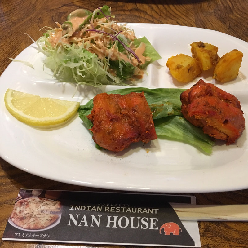 ランチセットの前菜(インドレストラン・ナンハウス 刈谷店)