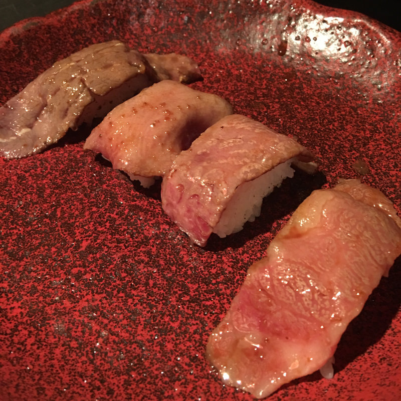 握り4種盛り(味樹園 志賀本通店)