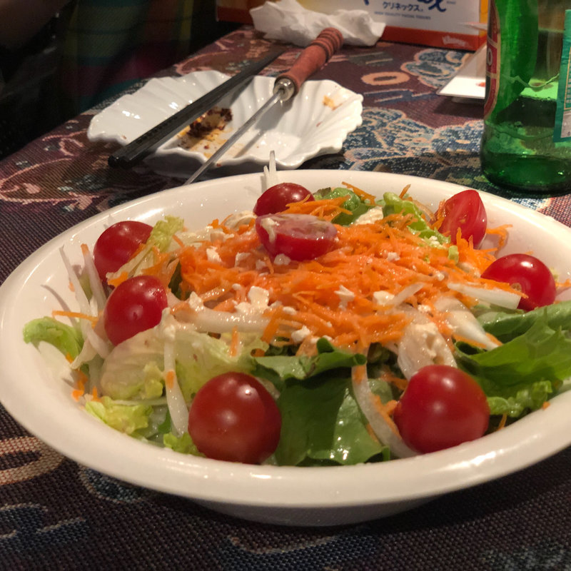 ケラプサラダ(ウイグル アパンディン・キッチン（東トルキスタン料理）)