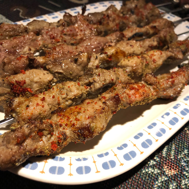 シシカバブ(ウイグル アパンディン・キッチン（東トルキスタン料理）)
