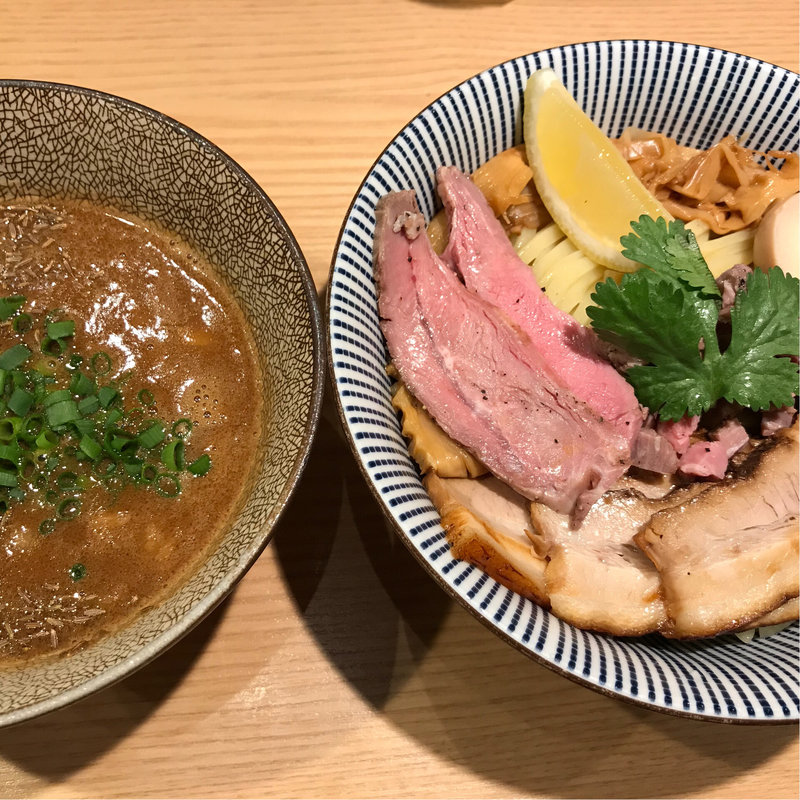 ラムつけめん（全部のせ）(自家製麺 MENSHO TOKYO)