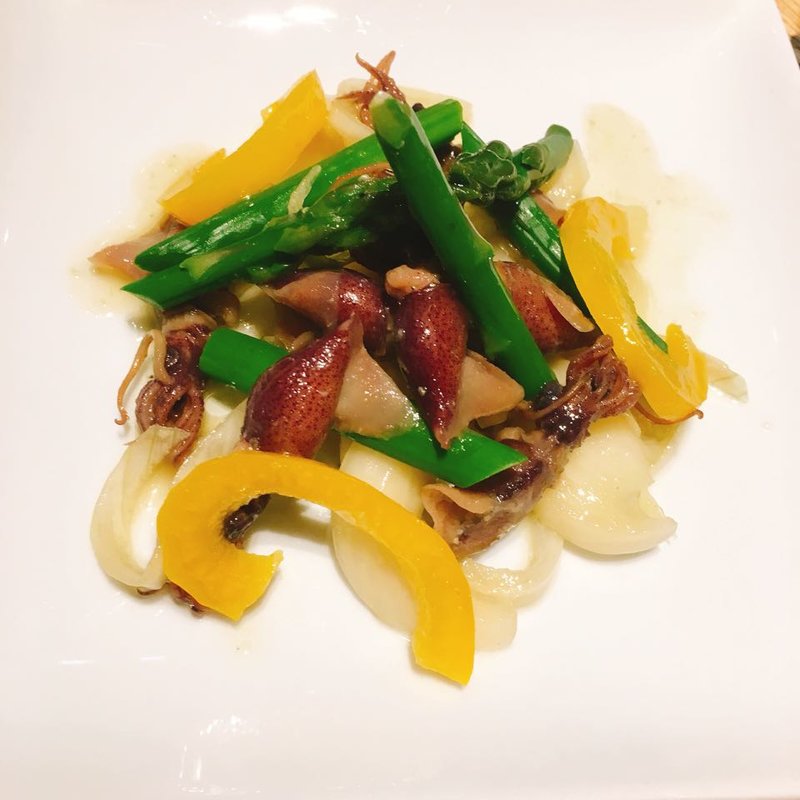 ホタルイカと春野菜のマリネ(小松庵総本家 新宿高島屋店)