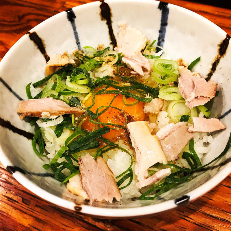 煮干し香る贅沢卵かけご飯(麺屋 于留目)