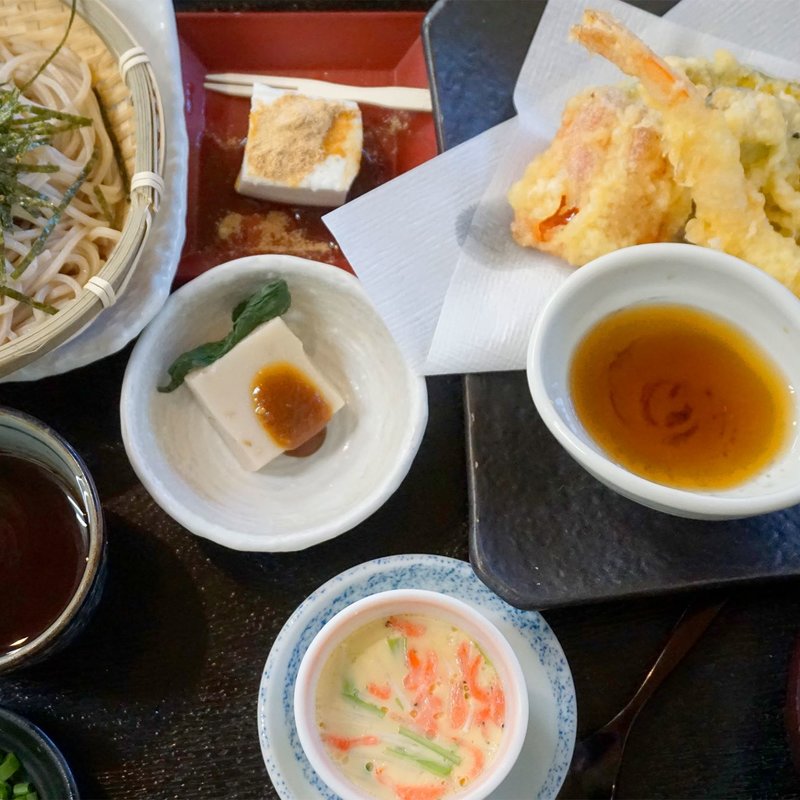 天ざる御膳(地蔵とうふ 篠栗店)