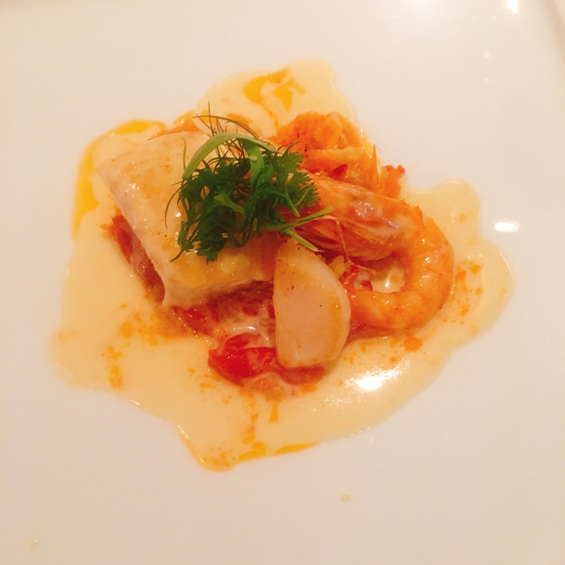 オマール海老と真鯛のヴァプール(ドゥ ミル （deuxmil）)