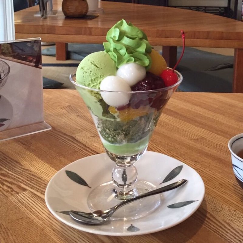 抹茶サンデー(高台寺 洛匠 （こうだいじ らくしょう）)