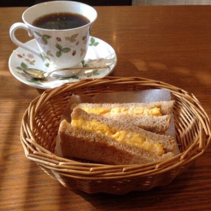 たまごサンドモーニング(ココチ・カフェ)