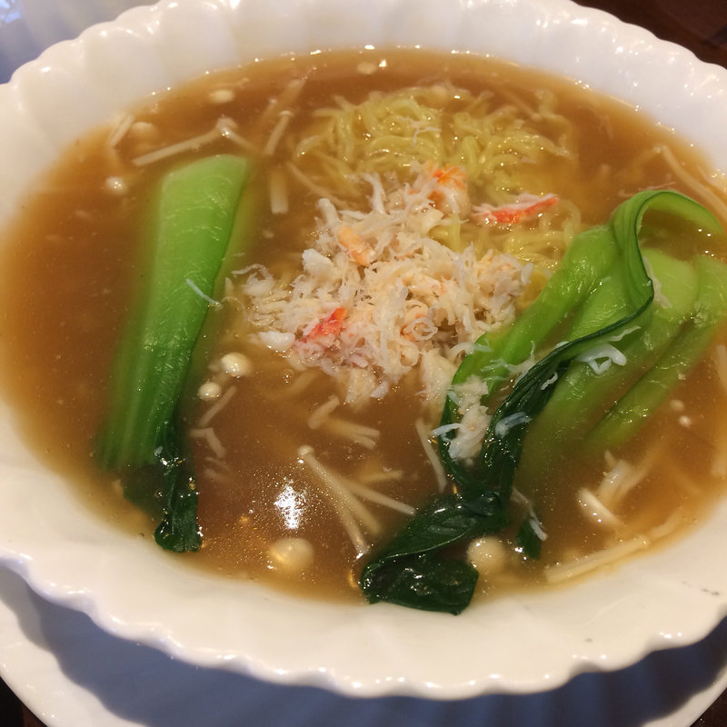 フカヒレと蟹肉スープのそば(煌家 （コウカ）)