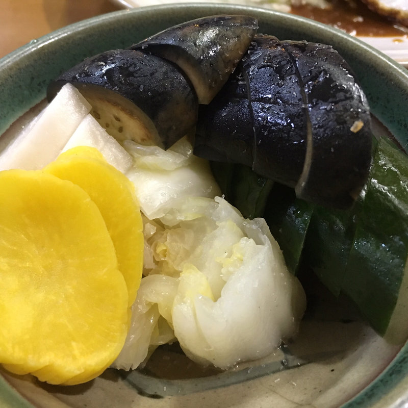 お新香(とんかつ やまと)