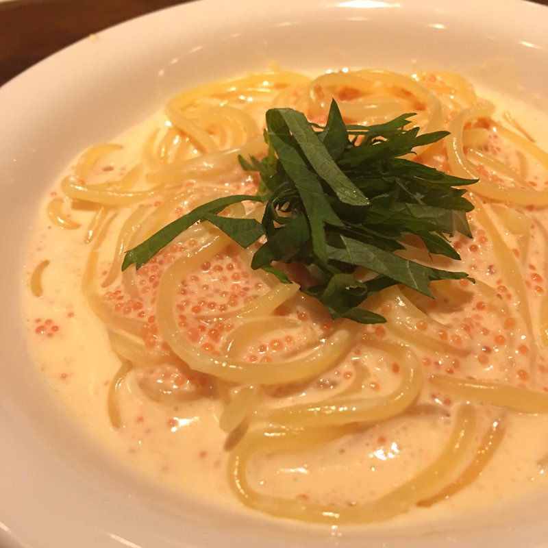 雲丹と飛子のクリームパスタ(Unico)