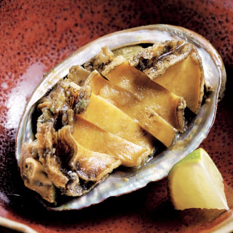 蒸し物（鮑）※写真は2人前(まる)