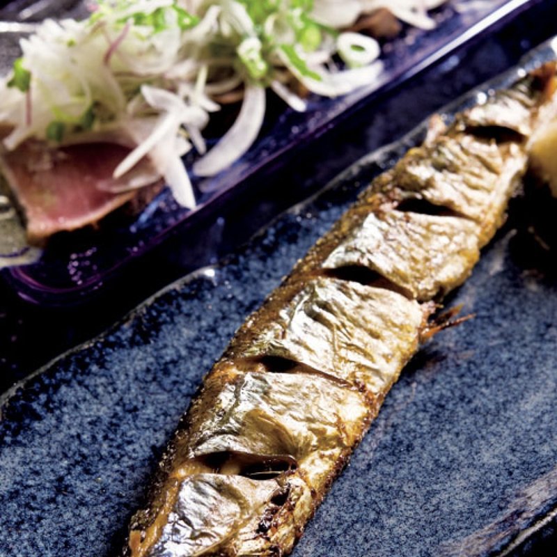 かつお塩たたき 生さんま塩焼(鮨 でですけ )