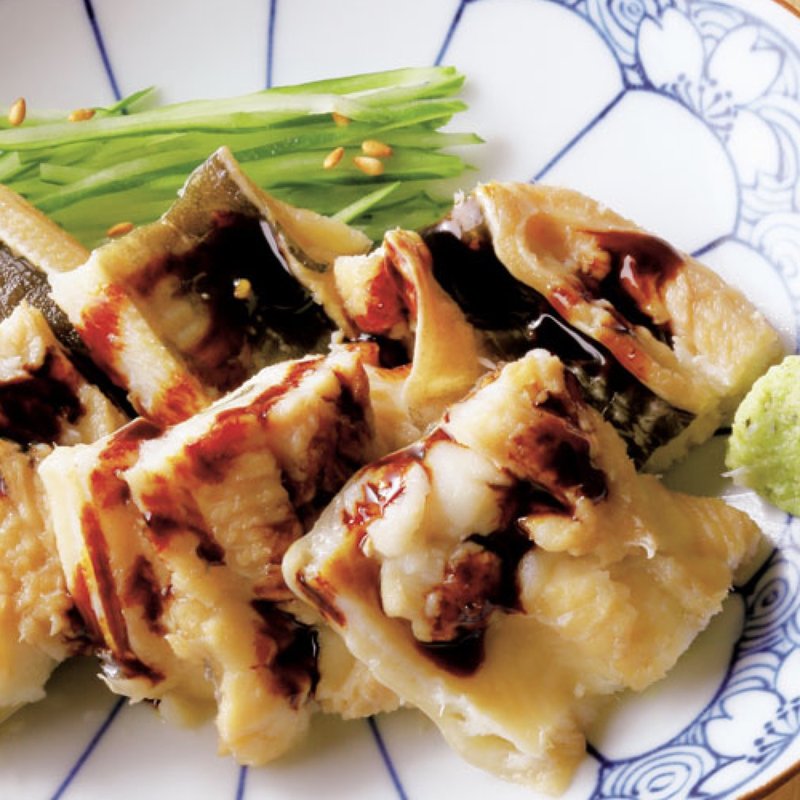 煮あなごつまみ(旭鮨総本店 鮨たか恵比寿店)