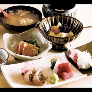 雪コースの料理(鮨てつ也)