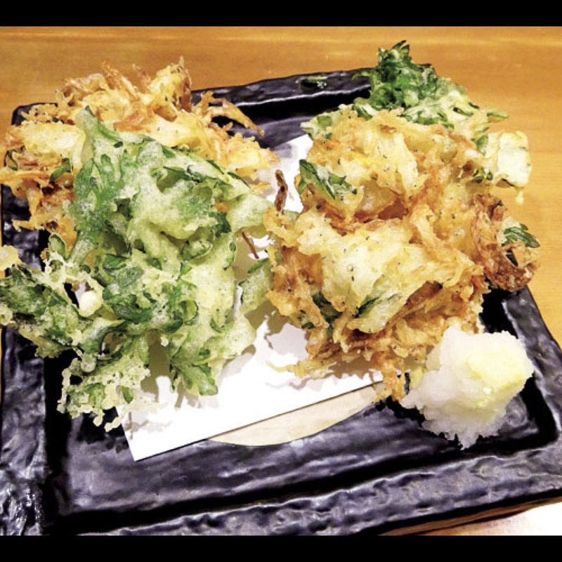 しらすのかき揚げ(駿河湾さんせん 銀座店)