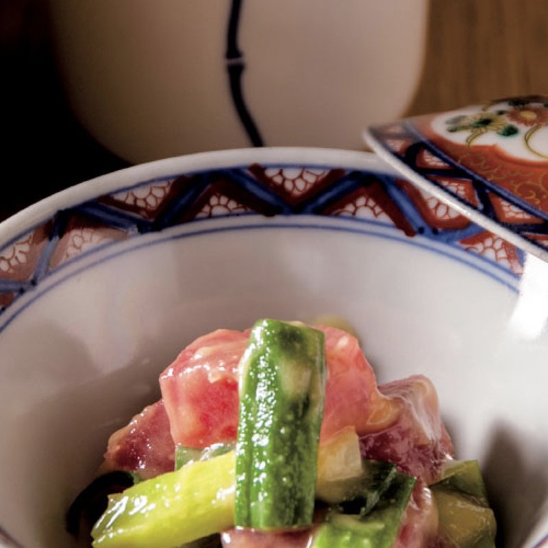 鮪のぬた和え(根津 たけもと)