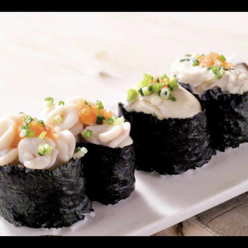 白子 生カキ(すし処 新田中)