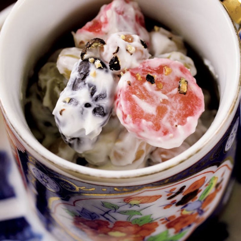 マルマメン工房 五色大豆の自家製納豆マスカルポーネ和え(さん葉か)