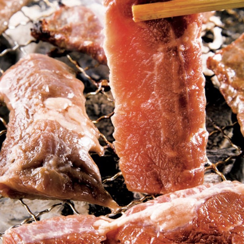 牛ビックハラミ定食(焼肉酒房 燔家 (ばんや))