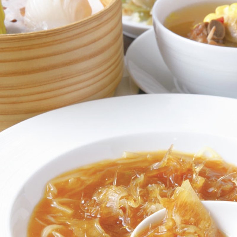 シェフのスペシャリテ・ふかひれと點心のセット(新今東菜 嘉禅)