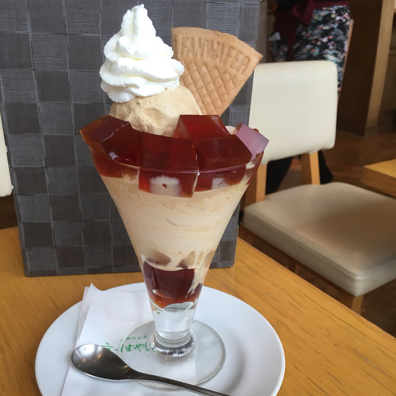 紅茶パフェ(京はやしや 京都三条店)