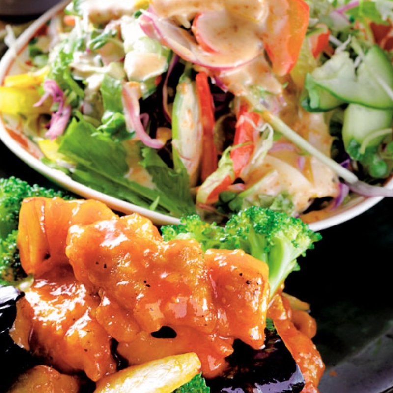 週替わりのお昼ご飯（鳥と野菜のチリソース）(宵の口 （よいのくち）)