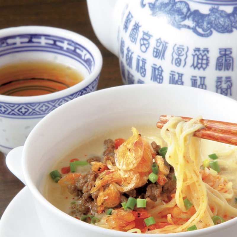 揚げ桜海老の香り漂う嘉禅特製タンタンメン(新今東菜 嘉禅)