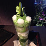 抹茶ケーキパフェ(茶寮　翠泉 高辻本店 )
