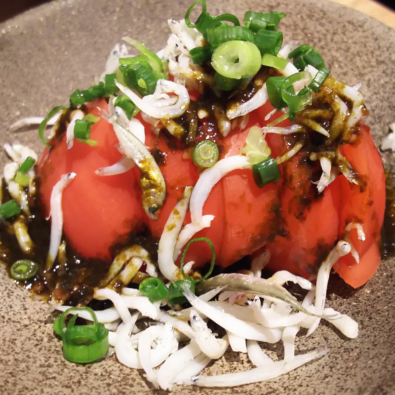 冷やしぶっかけトマト(とんちゃん 川崎店)