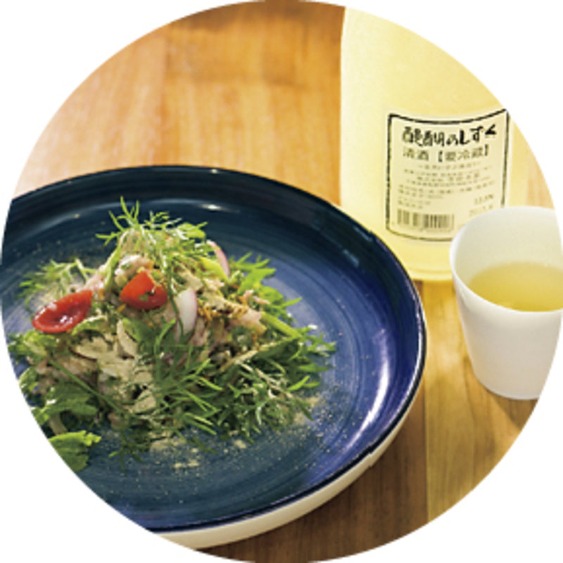 ネムチュア（発酵ソーセージ）のサラダ(アンディ An Di)