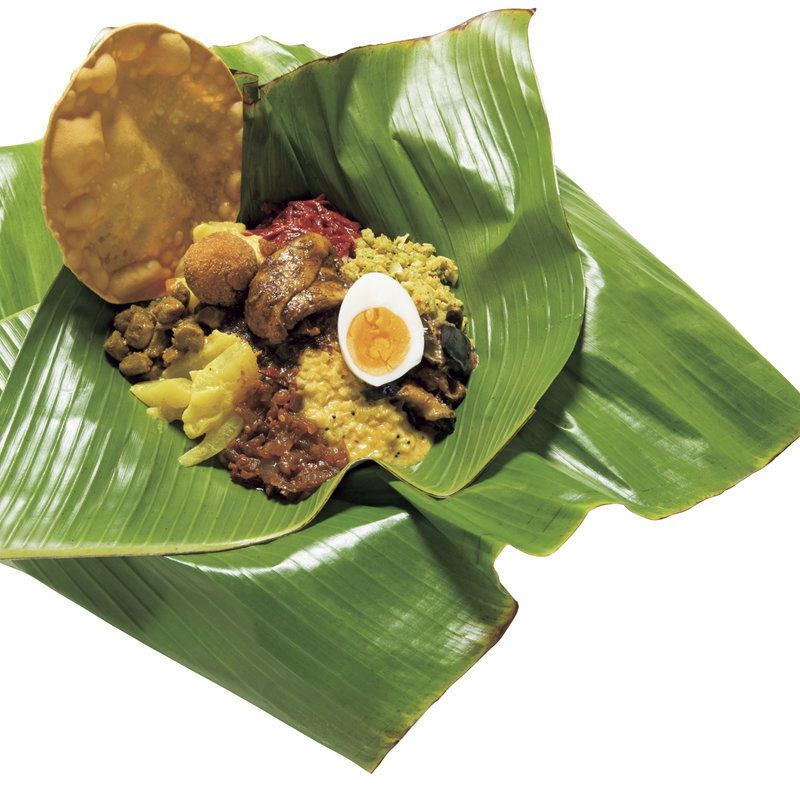 スリランカカレーの バナナリーフ包み(Apsara Restaurant&Bar (アプサラ レストラン&バー))