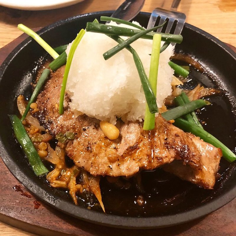 マグロステーキポン酢(マグロファクトリー)