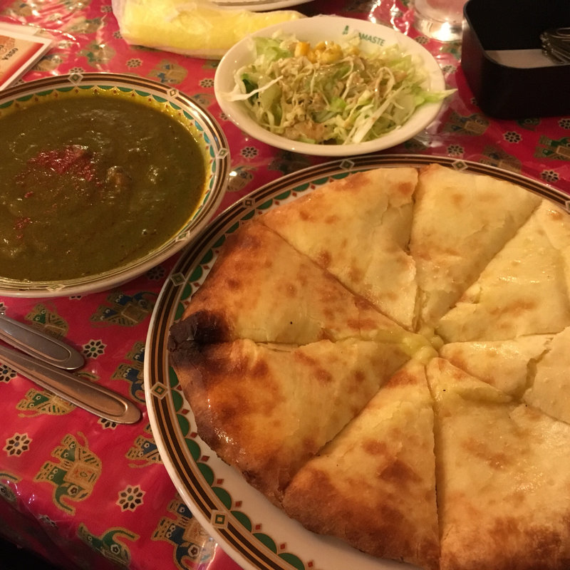 チーズナンセット(ナマステ 伏見駅店)