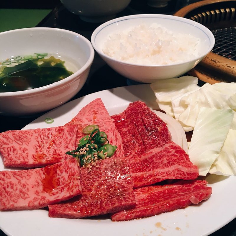 ロース定食 大盛り(昌久園 堺店)