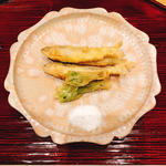 稚鮎の天ぷら(懐石料理 日本料理 いち太 青山)