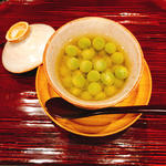 翡翠豆の茶碗蒸し(懐石料理 日本料理 いち太 青山)
