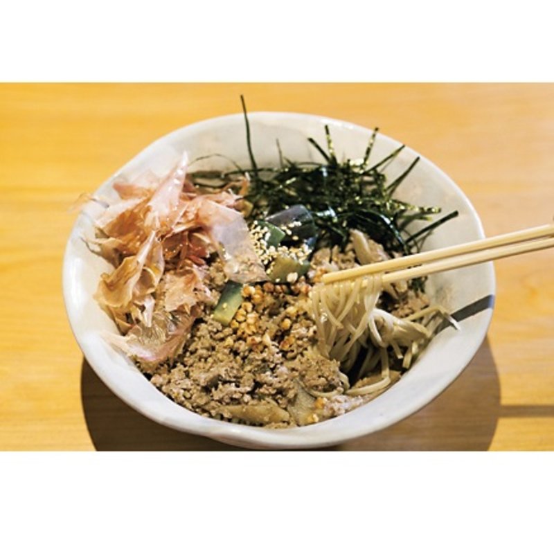 鴨そぼろぶっかけ(蕎麦小路さわらび)