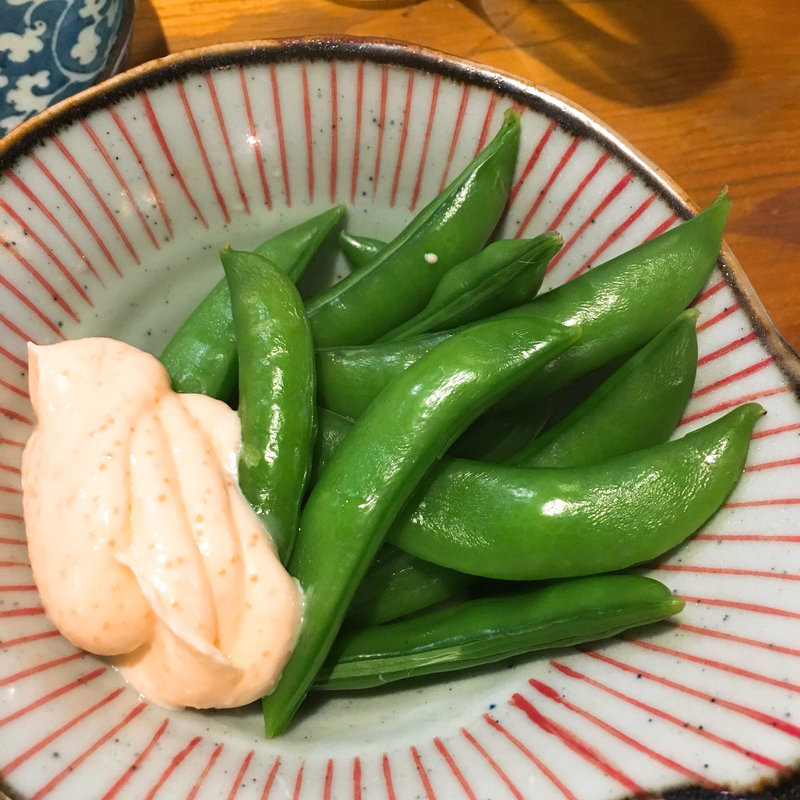 スナップエンドウ(立ち飲み ますらお)