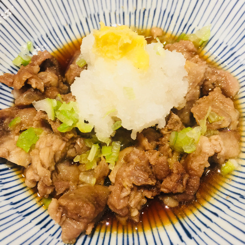 豚すじポン酢(加賀廣)