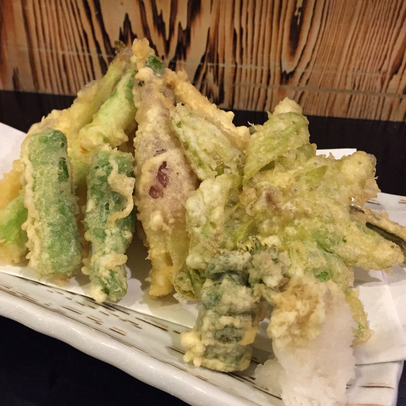 春野菜の天ぷら(ほろよい )