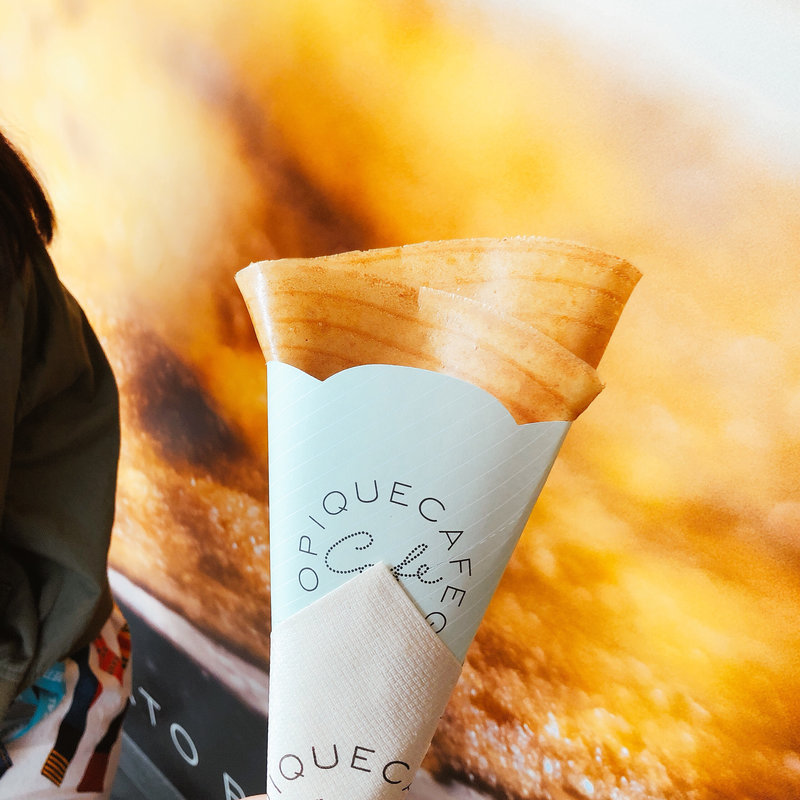 ピスタチオクレープ(ジェラート ピケ カフェ クレープリー)