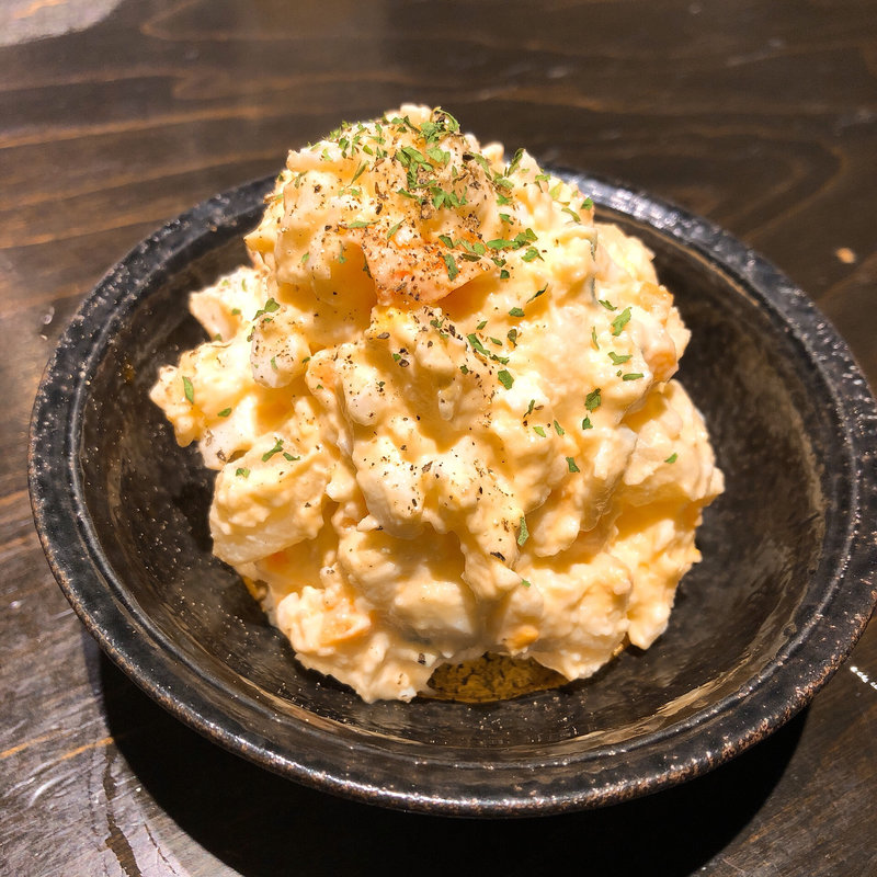 ポテトサラダ(ひな鶏唐揚 新次郎)